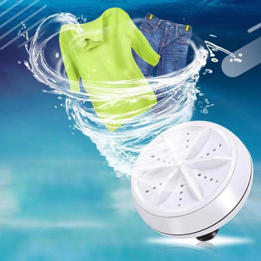 2 in 1 Portable Mini Washing Machine Ultrasonic Washer with USB Cable