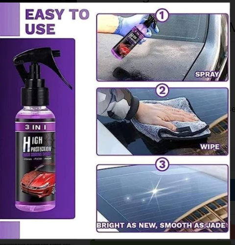 3in1 High Protection Quick Car Ceramic Coating Spray