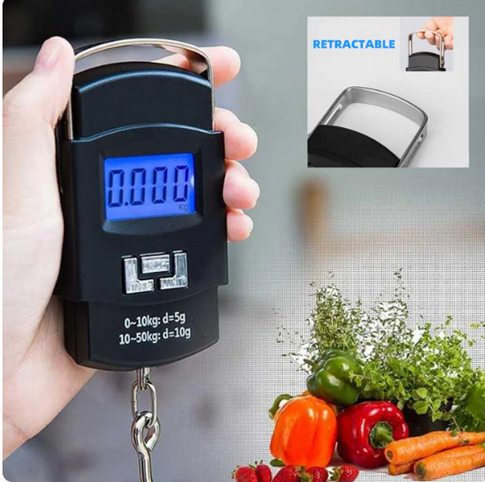 Portable Digital Weighing Scale – Compact & Accurate ⚖️📏