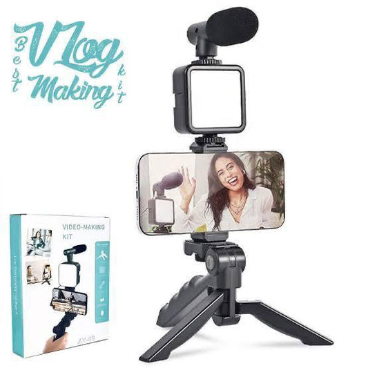 All-in-One Vlogging Kit with Remote & Tripod