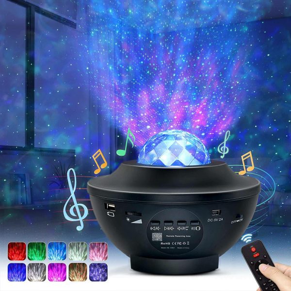 Galaxy Projector with Bluetooth Speaker – 2 In 1