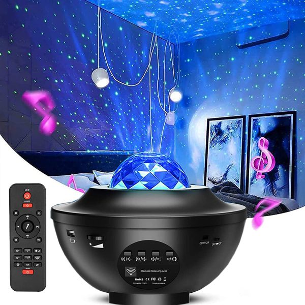 Galaxy Projector with Bluetooth Speaker – 2 In 1