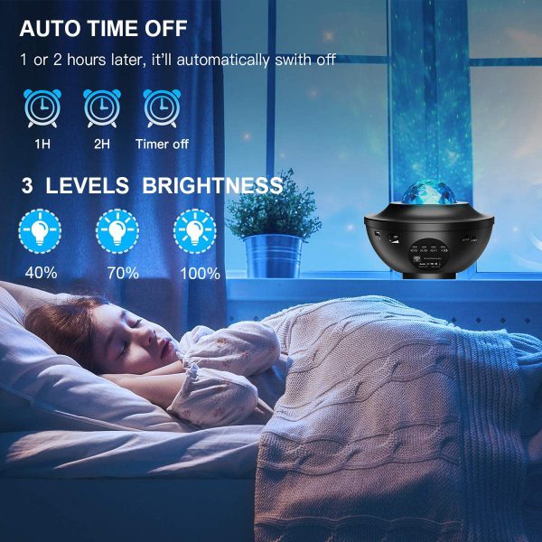 Galaxy Projector with Bluetooth Speaker – 2 In 1